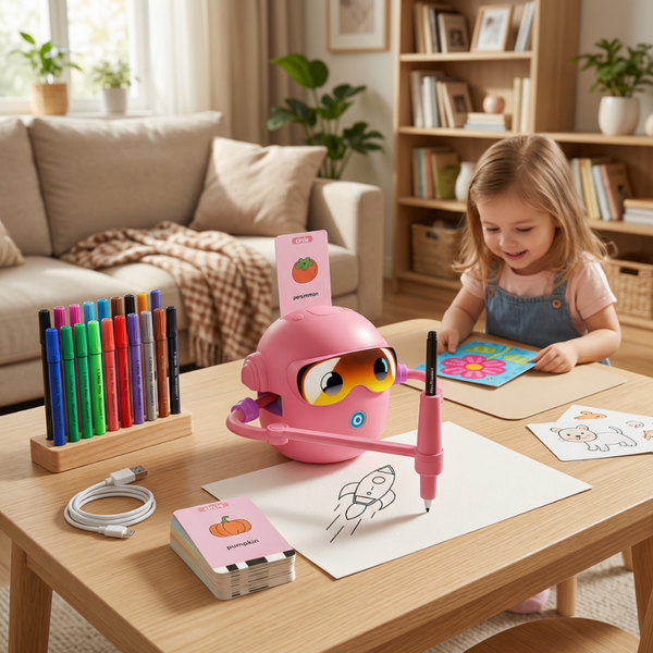 Inteligentny Robot Nauczyciel Rysunku – Skanuje i Rysuje Krok po Kroku